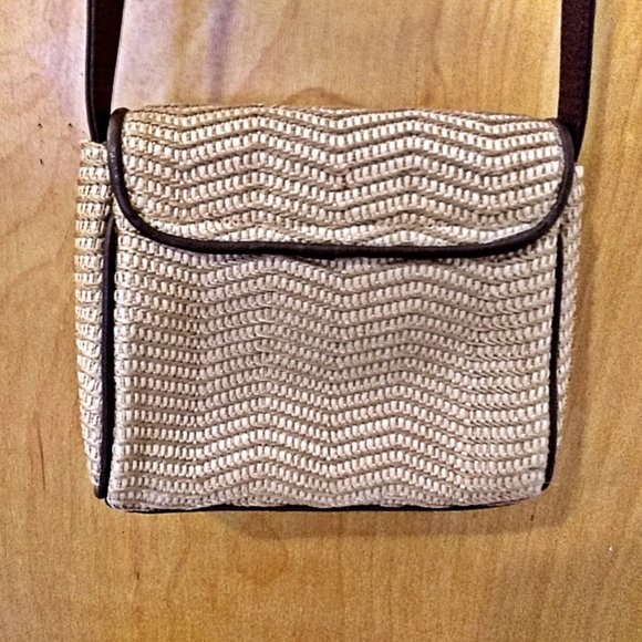 Etienne Aigner Mini Straw Crossbody Bag - Picture 3 of 10